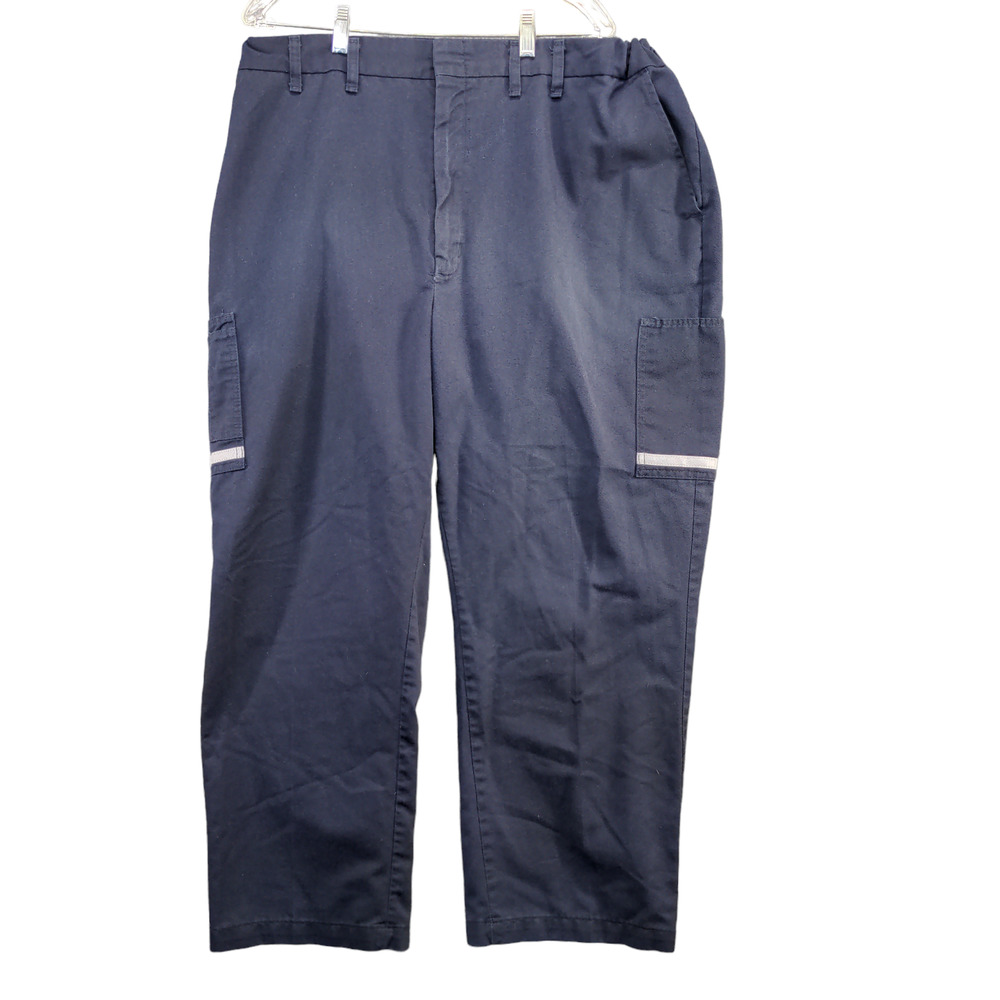 FedEx Stan Herman Men's Reflective Work Pants Blue Size 36x29 Uniform